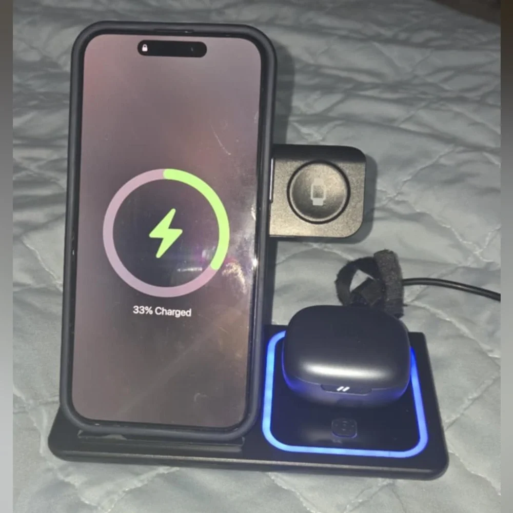 3-in-1 Charger Foldable (Compatible to type C port)